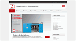 Desktop Screenshot of niehoff.com.br